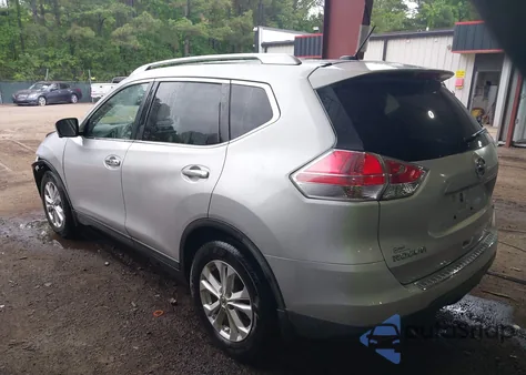 2015 Nissan Rogue Sv из США, поврежденный, VIN KNMAT2MT7FP541154